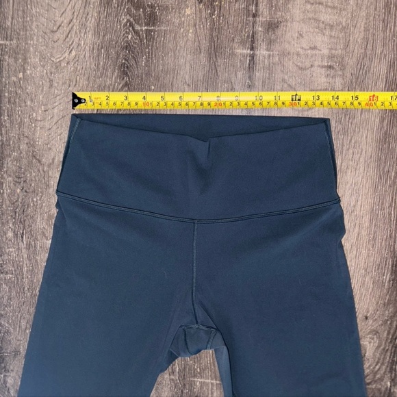 Lululemon Wunder Under Crop Hi-Rise Full-On Luxtreme Yoga Jaded Women's 10 - Picture 7 of 16